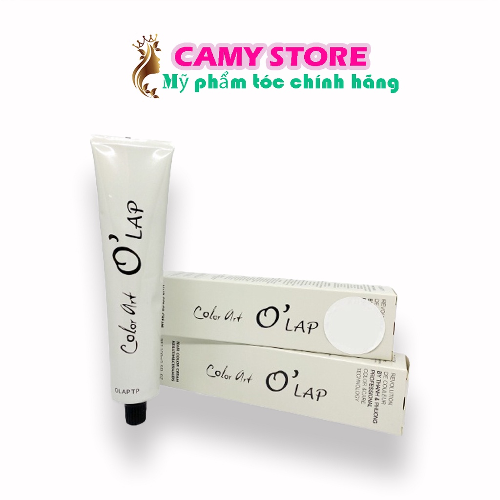 Thuốc nhuộm tóc Color Art Olap Collagen - Màu nhuộm cân bằng không tẩy tóc chính hãng Camy store